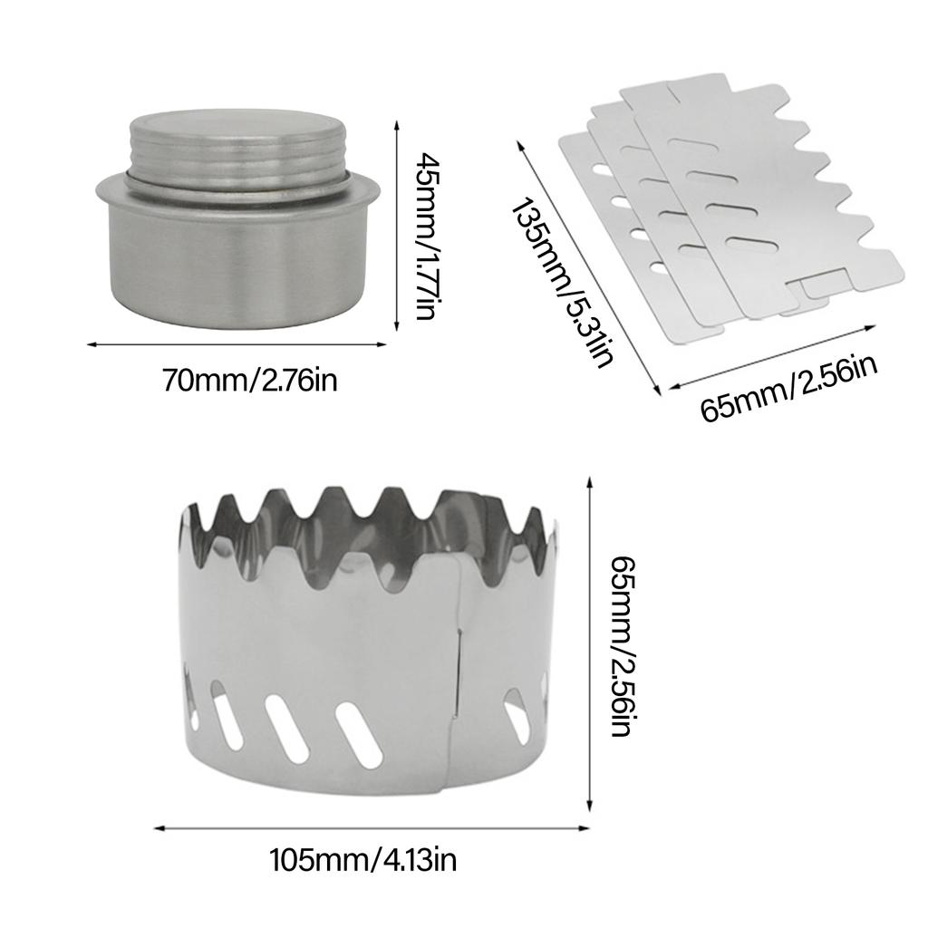 Outdoor Windproof Camp Stove Small Alcohols Backpacking Stove Light Weight Brass Spirits Burners Picnics BBQ Furnaces