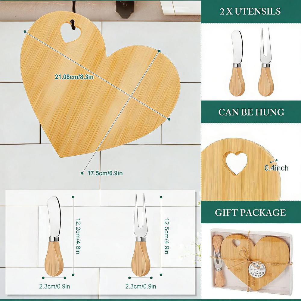

Charcuterie Board Set Double-Sided Non Slip Serving Small Charcuterie Tray Cheese Platter For Indoor Outdoor Kitchen Camping жёлтый