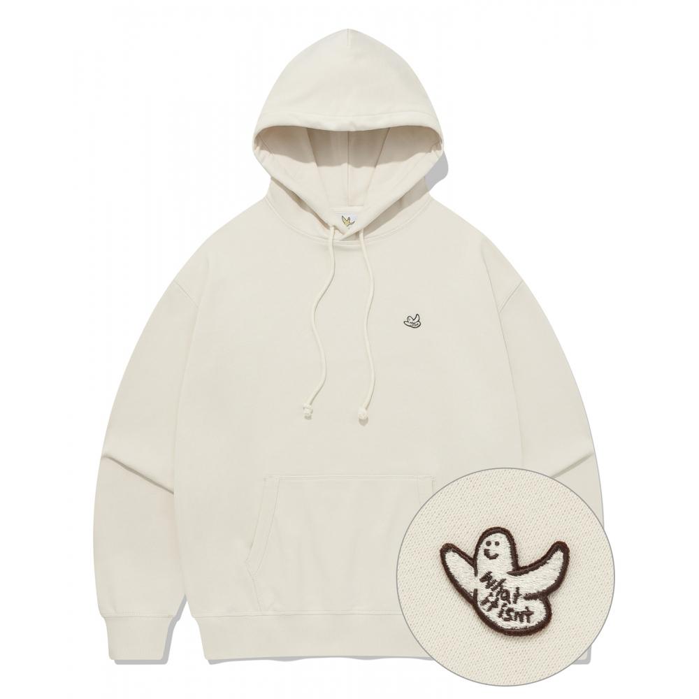

WHATITISNT New Angel Graphic Hoodie Ivory