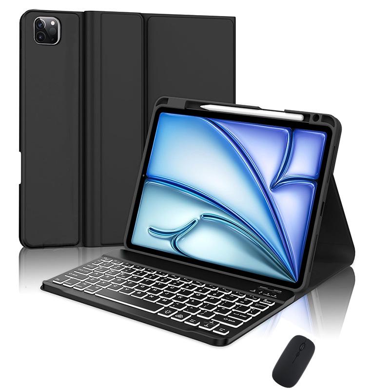 2024 New Model Backlit Leather Case with Bluetooth Keyboard for Honor X8A, Compatible with MatePad 11.5 Tablet