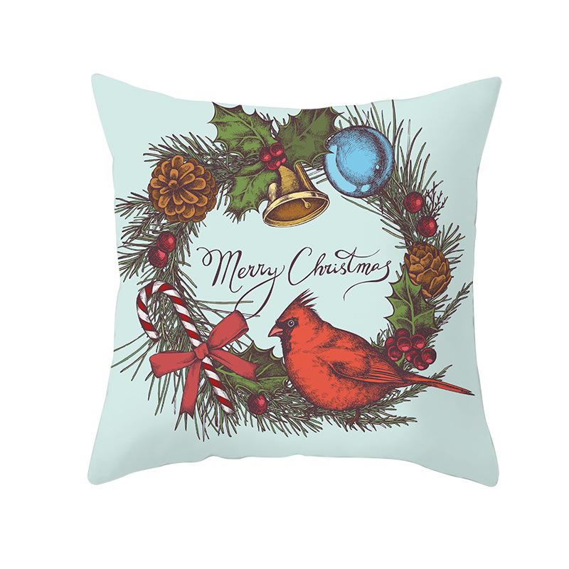 Cartoon Printed Christmas Pillow Cases New Sofa Pillow Cases Home Home Decoration