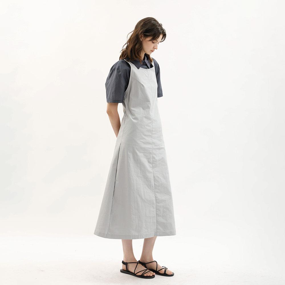 Wednesday Delight Wd_Minimal Sleeveless Flare Dress_2Color