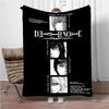 Japanese Anime Blanket DEATH-NOTE Children Warm Soft Blankets for Sofa Bed Cover Blanket Suitable for Birthday Souvenir Gifts