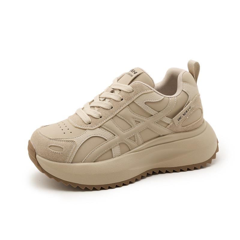 

2596 кроссовки женские осенние дышащие универсальные кроссовки студенческие спортивные и повседневные туфли 34 абрикосовый