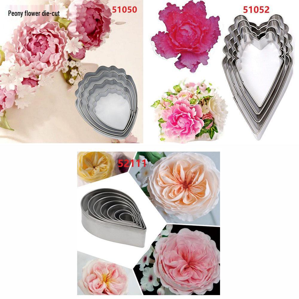 Petal Stainless Steel Cookie Cutter & Baking Molds Set