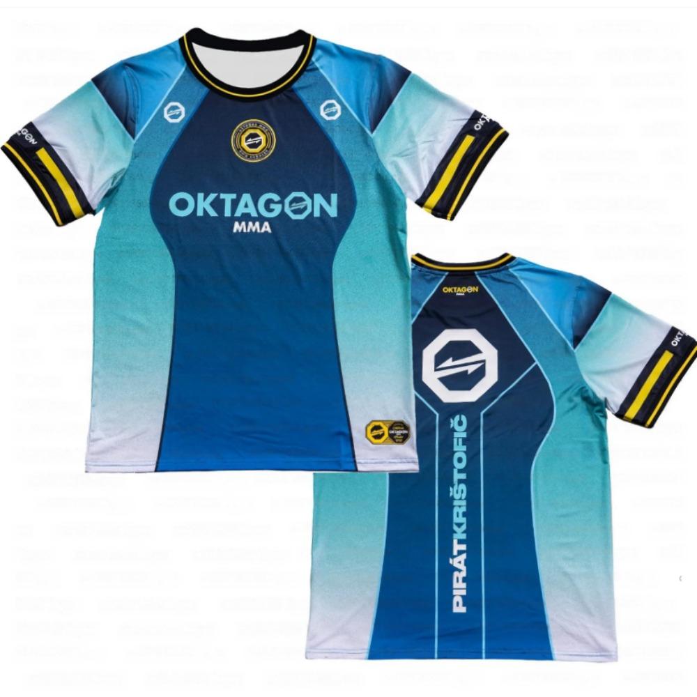 Letni Nadruk Walczący Wojownik Fani Uniform Męski Damski Oddychający Okrągły Dekolt Krótki Rękaw Męski Casual T-shirt Koszulka