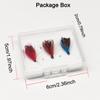 9Pcs-3 Boxs Bundle Fly Fishing Flies 3 different styles Wet Flies Bait for Flishing Trout/carp Artificial Lure Accessories (with Flies Box)