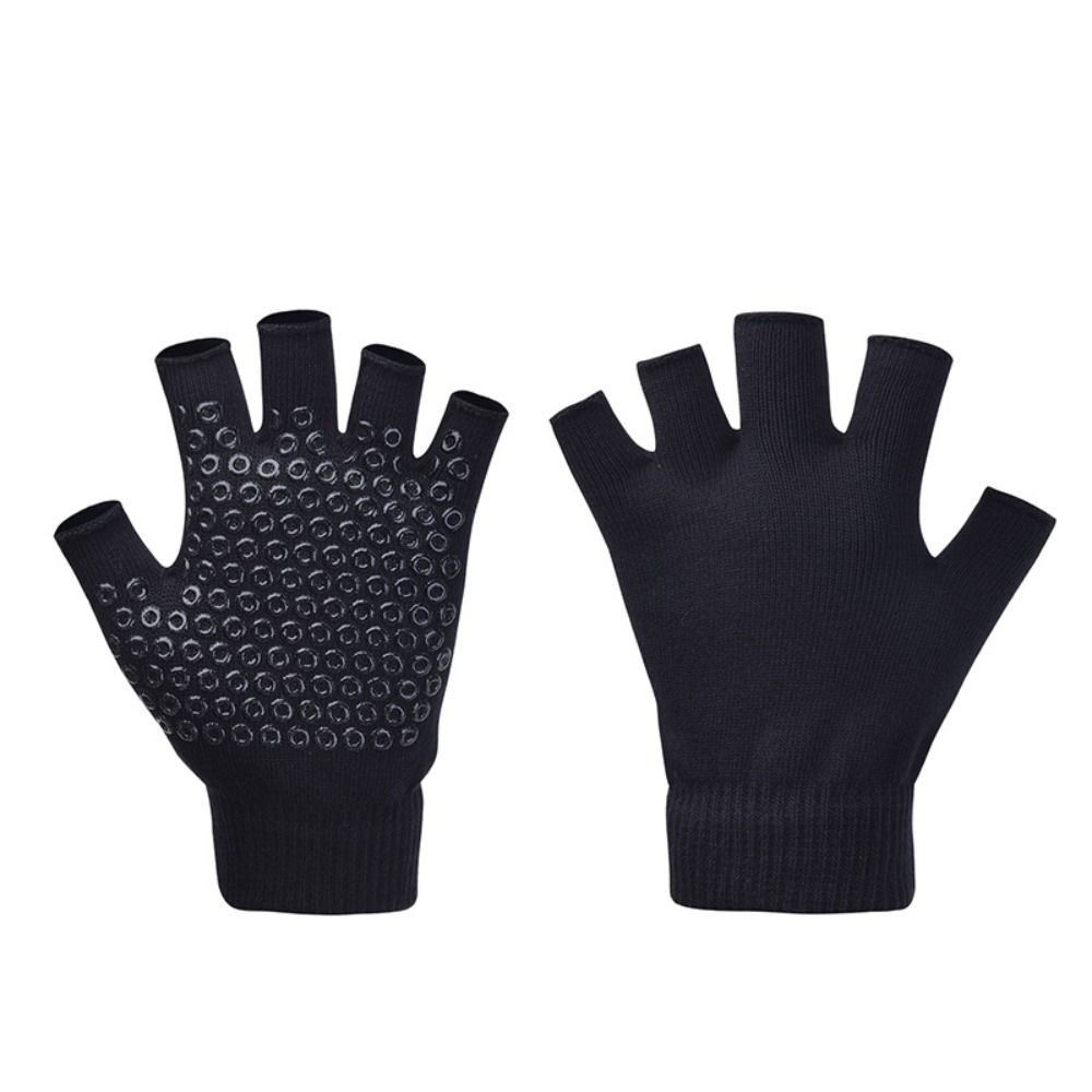 Non-slip Pilates Gloves Half-finger Open-fingered Gloves Quality Fitness Gloves  Women