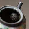Old Rock Clay Teapot Gold Thread Color Rock Handmade Coarse Pottery Tea Set for Home Use Tea Infuser Tea Kettle