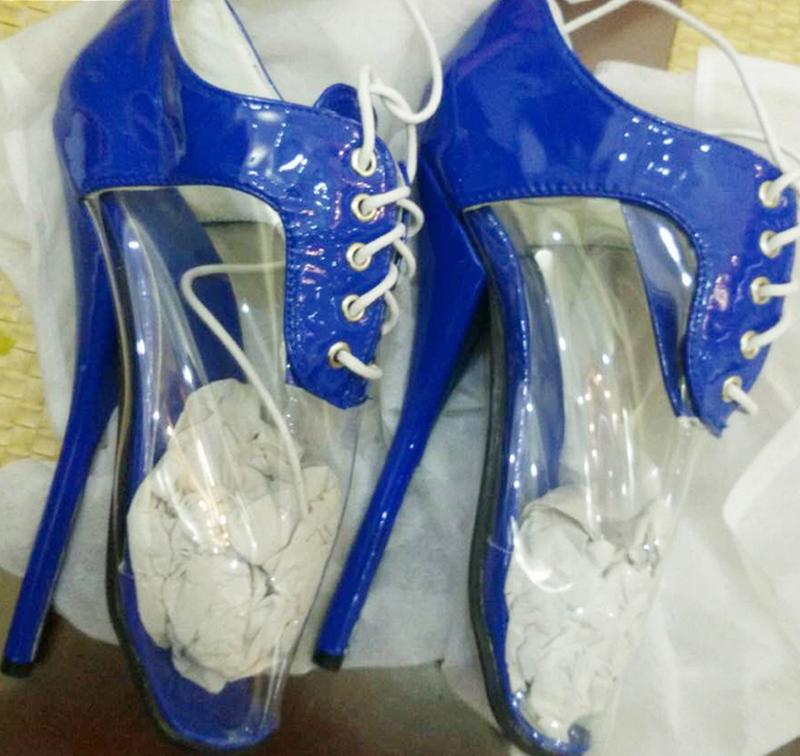 

Модные женские ботильоны FHC 18 см, мужские фетиш-туфли для косплея, телесные ботильоны, королева танца, фетиш-ботильоны, шнуровка спереди, черные, красные, на заказ 44