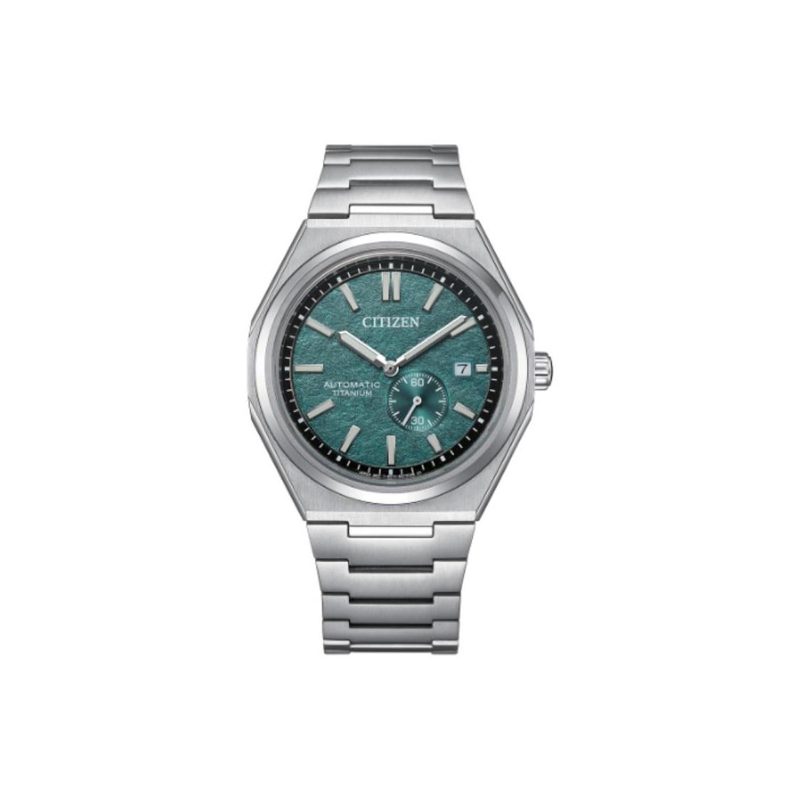 CITIZEN Mechanical Wrist Watch Collection 100m Waterproof Automatic Mechanical Movement Titanium Strap NJ0180-80X Green Dial