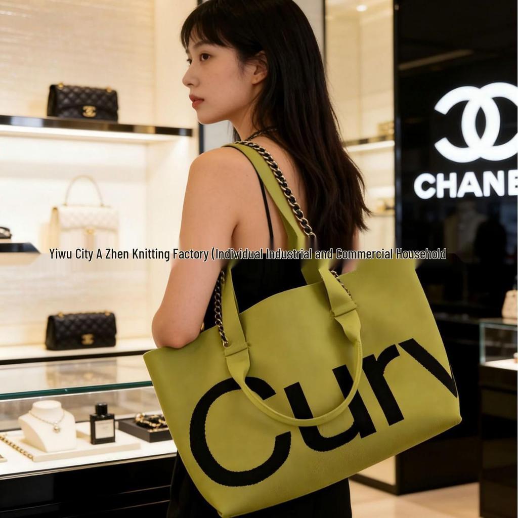Korean Chic Crochet Mesh Shoulder Bag – Women’s Hand-Knitted Large Tote for Summer Beach