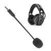 3.5mm Detachable Gaming Microphone Boom for Rig400 Headsets Clearly Voice Pickup Mic Boom Foam Filter Gaming Mic