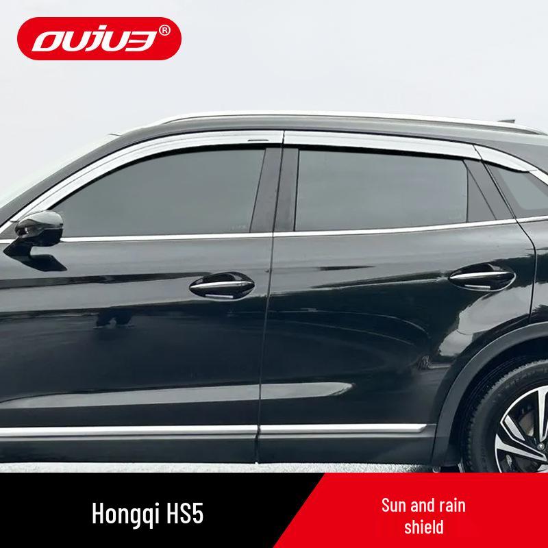Electroplated Rain Guards for 2019-2022 Hongqi HS5 - Exterior Decoration Accessories