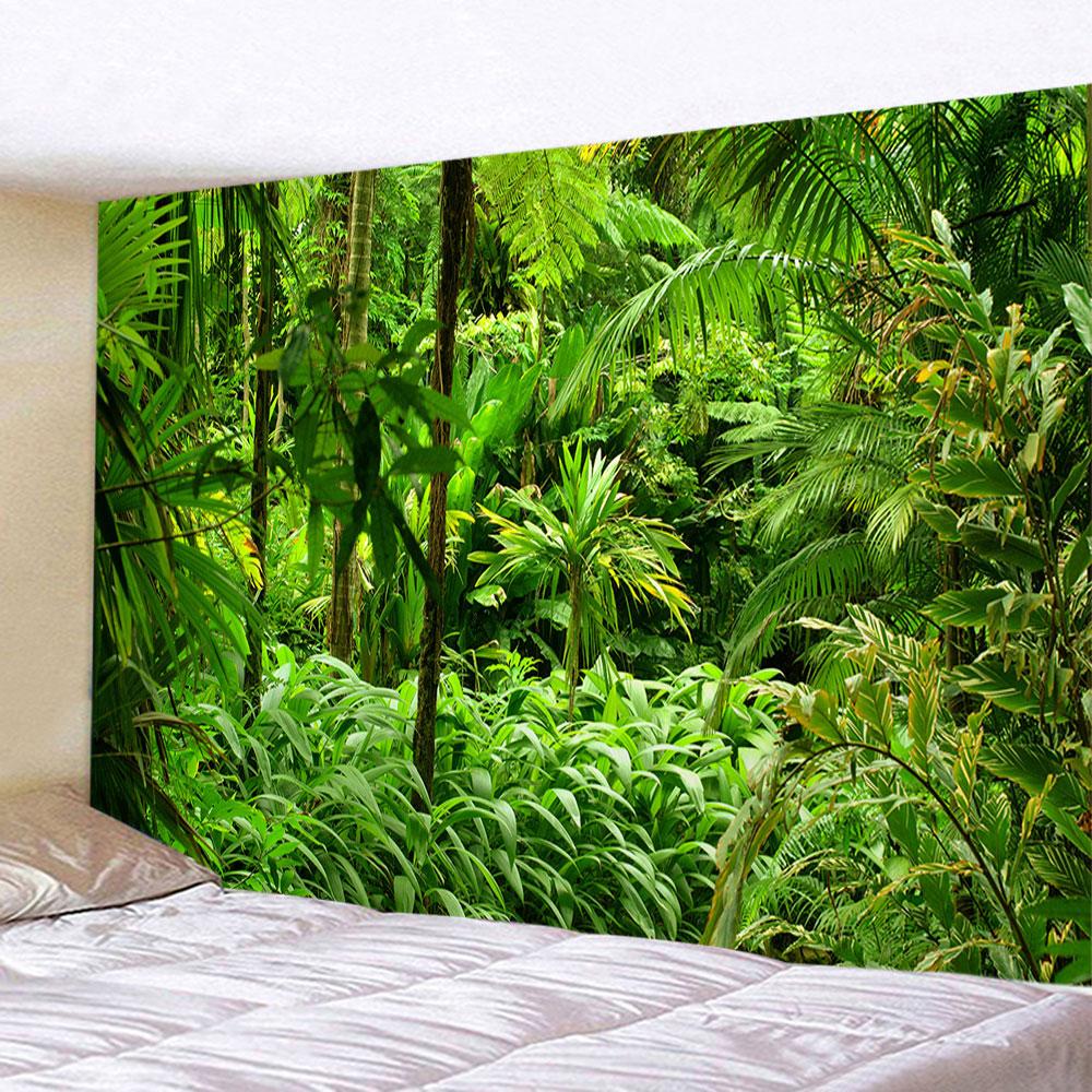 Autumn Forest Plants Tapestry Nature Landscape Tapestry Wall Hanging Hippie Bedspread Bohemian Style Home Room Decoration