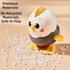 Durable Construction Jumping Chicken Toy Funny Movement Clockwork Toy  Birthday Gifts