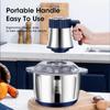 5L Electric Meat Grinders 304 Stainless Steel Food Crusher Multifunctional Vegetable Slicer Chopper Mincer Baby Food Processor