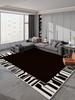Light Grey Geometric Striped Carpet Living Room Luxurious Decorative Carpets Modern Artistic Lines Rugs Easy Clean Bedroom Rug