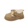 2025 Autumn and Winter New Fashion Versatile Comfortable Casual Warm Women Cotton Shoes Internet Celebrity Explosion Velvet Cotton Shoes Children