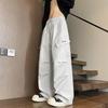 Men's Multi-Pocket Loose Straight-Leg Cargo Parachute Pants