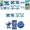 Novo Conjunto de Balões de Folha de Alumínio Lilo e Stitch Para Decoração de Festa de Aniversário e Brinquedos Infantis