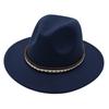 Foreign Trade Retro Top Hat Pentagram Jazz Hat Men'S And Women'S Felt Hat European And American Style Hat Woolen Hat Wool