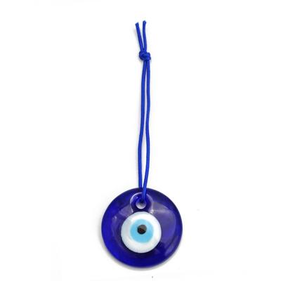 Gelukkige Turkse Griekse Blauwe Oog Kwade Oog Bedel Hanger Blauw Lampenwerk Glas Auto Huis Amulet Hanger Oog Sieraden Accessoires