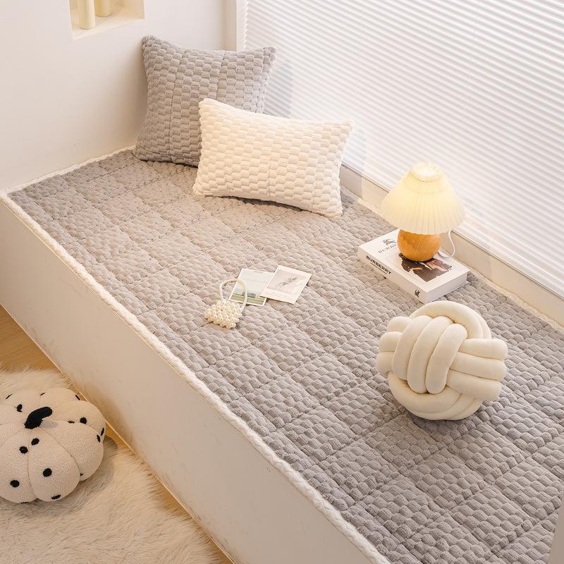 Wholesale Autumn And Winter Bay Window Mat, Window Sill Mat  New Cream Wind Four Seasons Plush Seat Cushion, Balcony Mat Tatami