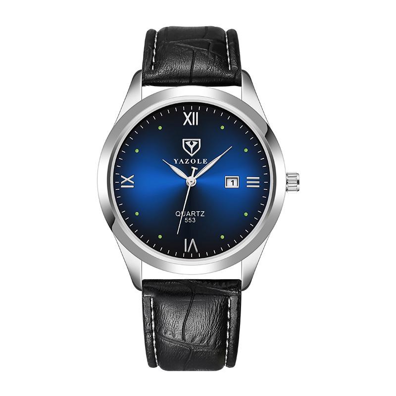 Top Brand New Men's Watch Calendar Luminous Student Watch Men's Fashion Business Watch