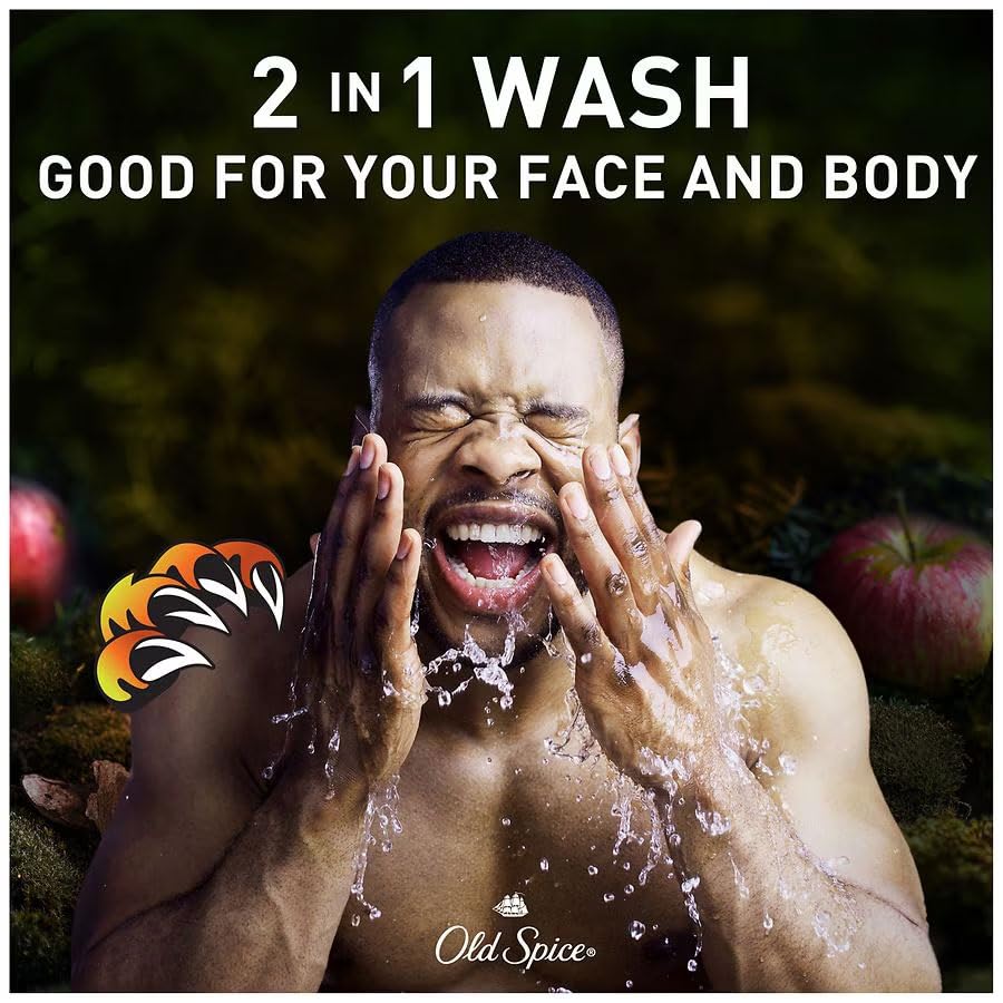 OLD SPICE BODY WASH BEARGLOVE 16oz473ml Body Wash Body Soap for Men Bear Glove [Official Import] [OSS] (with Japanese label)
