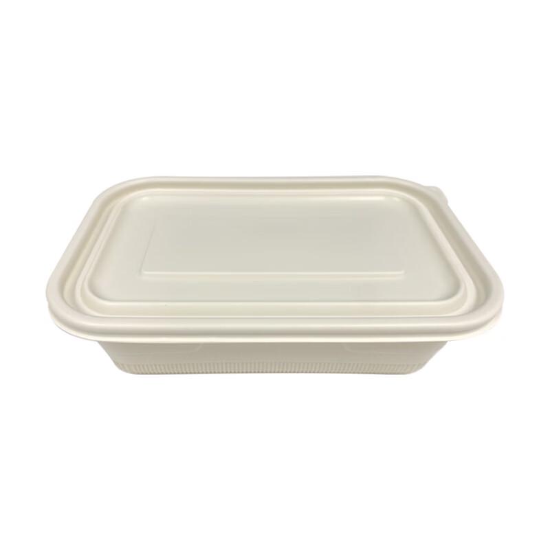 Xinyi 650ml Rectangular Biodegradable Corn Starch Food Containers