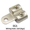 1x Car Audio Modification Power Supply O-type Wiring Terminal Two Way High-power Connector Car Audio Wire SplitterGood Product