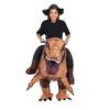 Inflatable Tyrannosaurus Rex Dinosaur Riding Costume for Adults