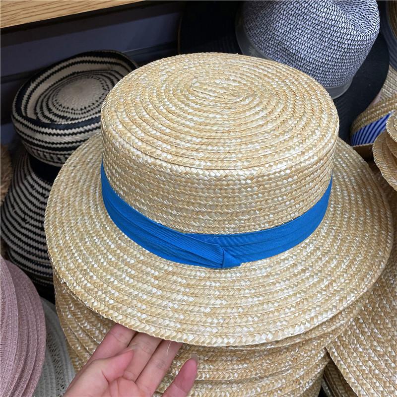 Hat Summer Sun Hat Women's Sun Protection Big Brim Hat Travel Beach Straw Straw Hat Women's Fashion Versatile Sun Hat