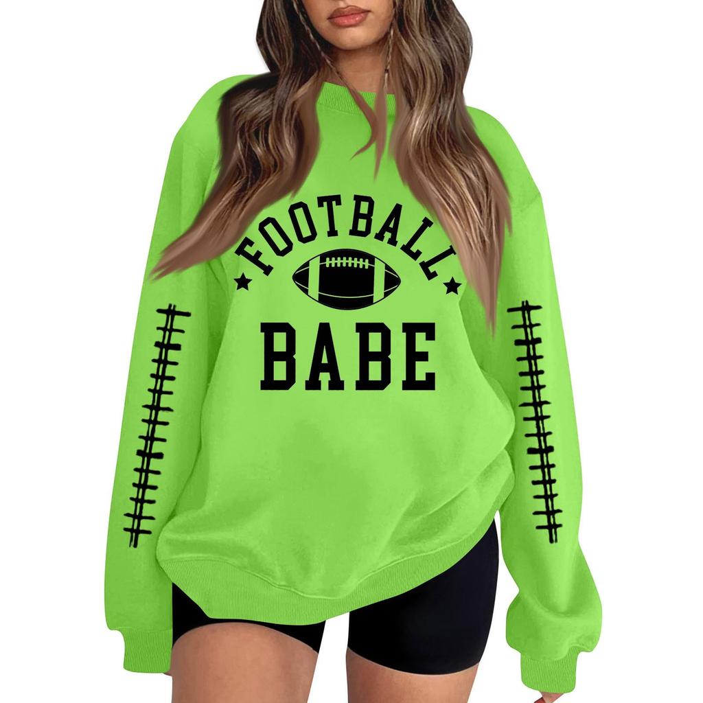 Unisex Lightweight Printed Neck Long Sleeve Sweatshirt