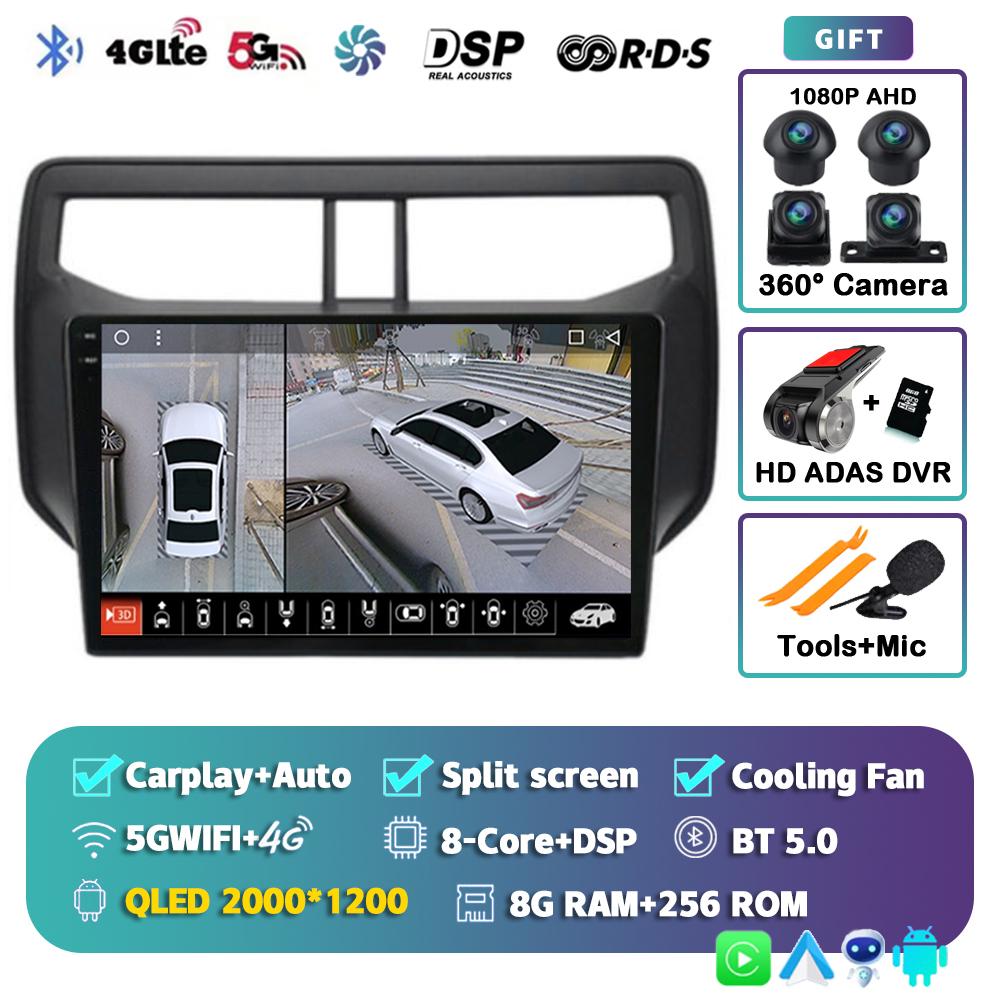 Android 14 Auto Car Radio For Toyota Rush Daihatsu Terios 2017 2018 2019 2020 GPS Navigation Multimedia Player Stereo Head Unit