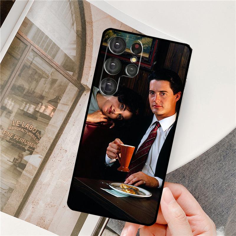 Twin Peaks Meanwhile Phone Case For Samsung Galaxy S24 Ultra S9 S10 S20 S21 S22 S23 Plus S24 FE S25 Ultra Cover