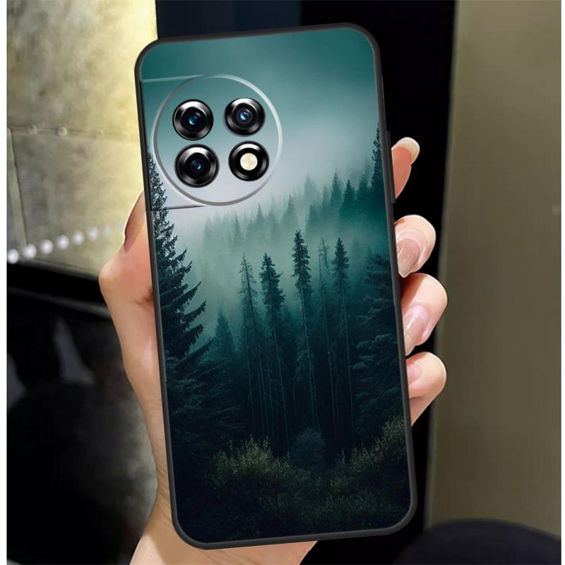 Beautiful Mountain Forest Nature Cover For OnePlus Nord 4 CE 3 2 Lite N30 N20 N10 OnePlus 13 12 11 10 Pro 10T 8T 12R 13R Case