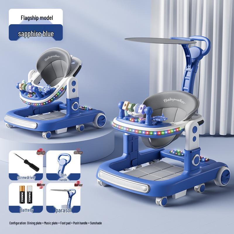 

2024 Многофункциональные детские ходунки: Машина-каталка для обучения ходьбе