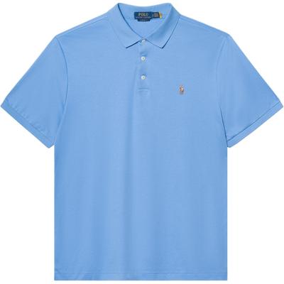Polo Slim Fit Short Sleeve Polo Shirt Men Tops Blue 710704319-165