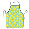 Bonito Pato Amarillo Burbujas Delantal de Cocina para el Hogar Impermeable Animal Delantal para Chef Adulto Cocina Limpieza del Hogar