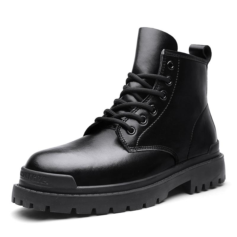 

Мужские ботинки из натуральной кожи, зимние, женские, походные, снежные, черные, дизайнерские, тактические, для мужчин, для работы, кроссовки 45