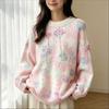 2026 Autumn Women Colorful Sweaters Knitting Basic Fashion O-Neck Style Loose Pullover Sweater