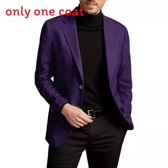 Ofis ve Günlük Giyim İçin Polyester Karışımlı Rahat Erkek Takım Hırka