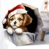 1pc Puppy Automatic Folding Umbrella - Portable Collapsible 8-Rib Umbrella for All Seasons Durable Canopy Yy251119134