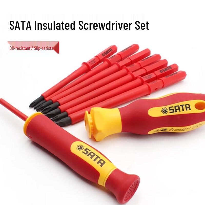 SATA 10-piece VDE Insulated Screwdriver Set
