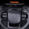 Glossy Black Steering Wheel Button Cover Trim For Toyota Land Cruiser LC250 24+