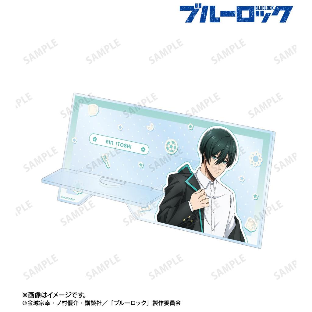 TV Anime Original Illustration of Rin Morning Routine Acrylic Smartphone Stand "Blue Lock" Ito's Ver. Die-cut