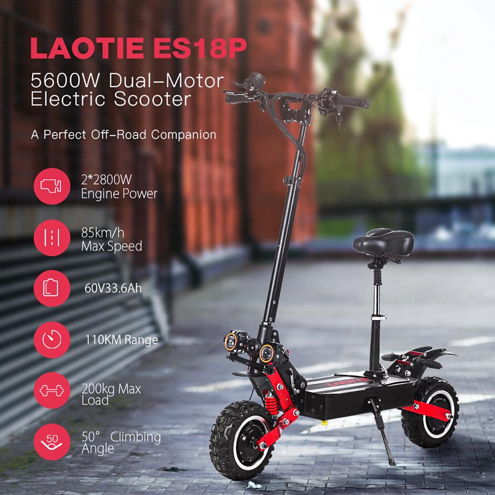Scooter Laotie Es Recensioni LAOTIE ES8 48V 500W Motor 45km/h Max