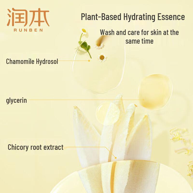 RUNBEN Baby Chamomile 2-in-1 Shampoo & Body Wash